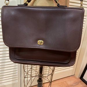 COACH Colebrooke brown briefcase 5181 Vintage Unisex Brown